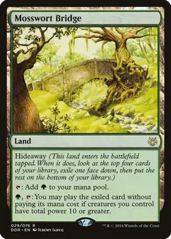 MTG Mosswort Bridge ** Duel Decks: Nissa vs. Ob Nixilis ** English - Image 1