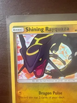 NM Shining Rayquaza Holo Rare 56/73 Pokemon SM Shining Legends English Mint - Image 4