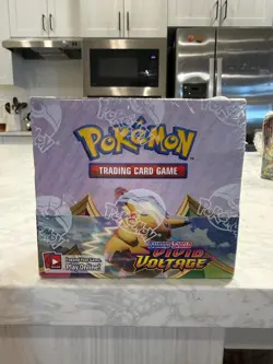 Pokemon TCG: Sword & Shield - Vivid Voltage Booster Box Factory Sealed 820650817496 - Image 1