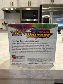 Pokemon TCG: Sword & Shield - Vivid Voltage Booster Box Factory Sealed 820650817496 - Image 2