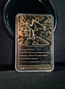 RARE 1999 23K Gold Charizard Pokemon Nintendo With Case (Perfect Condition) - Image 2