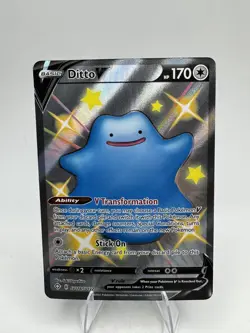 Pokemon TCG Shining Fates: Shiny Vault #SV118/SV122 Ditto V - Image 1