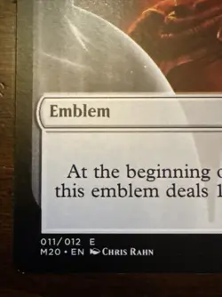 Chandra, Awakened Inferno Emblem (011) Core Set 2020 M20 MTG Magic - Image 5