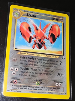 Pokemon TCG Scizor Neo Discovery Set Rare - Non Holo #29/75 Lightly Played - Image 1