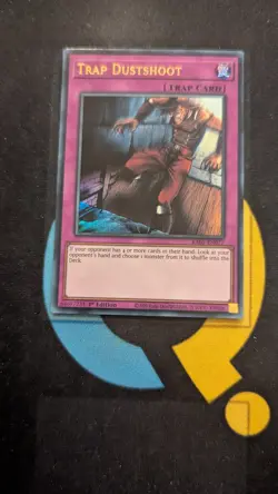 RA05-EN077 Trap Dustshoot Ultra Rare 1st Ed YuGiOh - Image 1