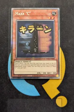 RA05-EN089 Maxx "C" Variant Art Starlight Rare 1st Ed YuGiOh - Image 1