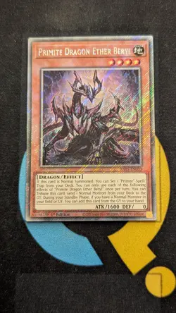 RA05-EN033 Primite Dragon Ether Beryl Platinum Secret Rare 1st Ed YuGiOh - Image 1