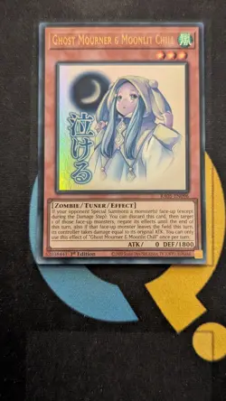 RA05-EN096 Ghost Mourner & Moonlit Chill Variant Art Ultra Rare 1st Ed YuGiOh - Image 1