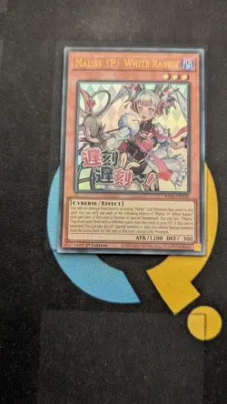 RA05-EN136 Maliss P White Rabbit Variant Art Ultra Rare 1st Ed YuGiOh - Image 1