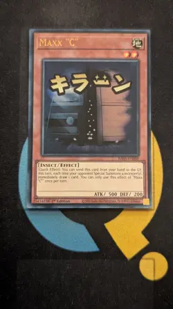 RA05-EN089 Maxx "C" Variant Art Ultra Rare 1st Ed YuGiOh - Image 1