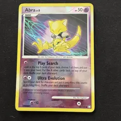 Abra Reverse Holo 69/123 - Diamond And Pearl Mysterious Treasures Pokemon TCG - Image 1