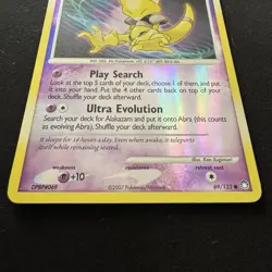 Abra Reverse Holo 69/123 - Diamond And Pearl Mysterious Treasures Pokemon TCG - Image 2
