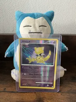 Abra 69/123 Reverse Holo Rare Pokemon Card Mysterious Treasures TCG - Image 1