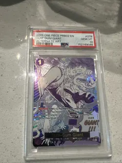 One Piece Gum-Gum Giant OP09-078 Vol. 2 Foil Alternate Art PSA 10 2025 EN - Image 1
