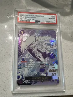 One Piece Gum-Gum Giant OP09-078 Vol. 2 Foil Alternate Art PSA 10 2025 EN - Image 4