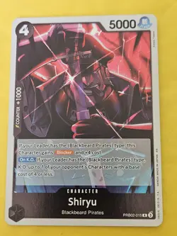 Shiryu Foil PRB02-015 PRB-02 The Best Vol 2 One Piece - Image 1