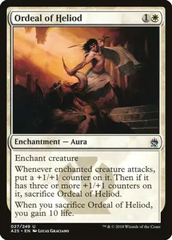 Ordeal of Heliod 27 A25 Uncommon Foil Aura Enchantment 2018 Graciano MTG White - Image 1