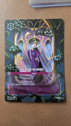 Disney Lorcana Chapter 7 Archazia's Island Show Me More! Enchanted 211/204 - Image 1
