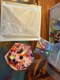 Disney Lorcana Fabled Illumineer’s Trove Extras Box Dividers Counter NO PACKS - Image 3