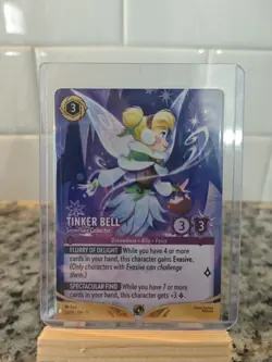 Tinker Bell Snowflake Collector Disney Lorcana Promo Card - Image 1
