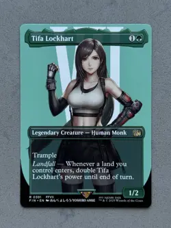 Tifa Lockhart #391 (Borderless) Regular MTG Magic - Final Fantasy FIN 0391 - NM - Image 3