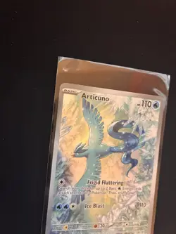 Pokemon TCG Articuno 161/159 Journey Together Illustration Card IR NM Condition - Image 3