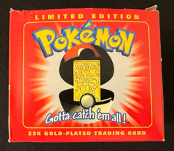 1999 Burger King Pokemon Gold Cards EMPTY BOX Mewtwo Red - Image 5