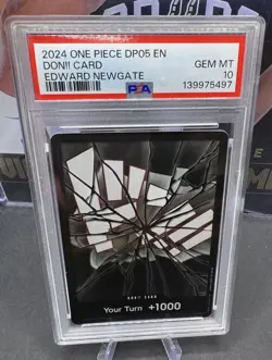 2024 One Piece DP05 Don! Card Edward Newgate PSA 10 - Image 1