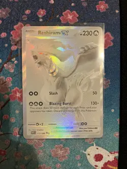 Reshiram EX 173/086 White Flare Ultra Rare English Pokemon Card MINT Pack Fresh - Image 1