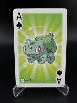Bulbasaur Pokemon All Star Poker Playing Cards Japanese 2016 Nintendo Japan NM - Image 1