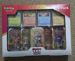 Pokemon Scarlet & Violet 151 Special Edition 5-Pack Trading Card Game - Image 1