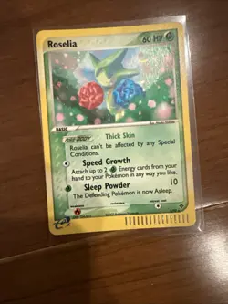 2003 Pokemon Roselia 9/97 Dragon Holo Card - Image 1