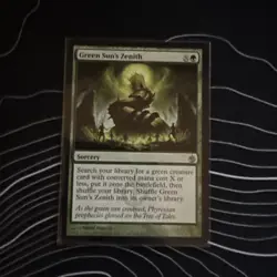 Green Sun's Zenith, Mirrodin Besieged, LP, MTG - Image 1
