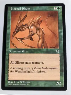 Horned Sliver - Tempest Mtg Tcg - Image 2