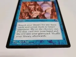 Magic the Gathering Intuition MTG Tempest MP Moderate Play - Image 3