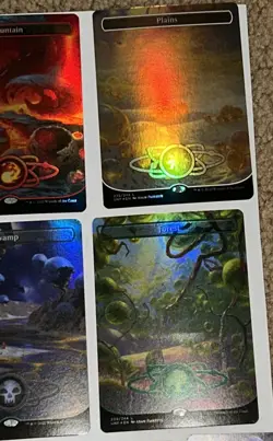 MTG Full Art Galaxy & Regular Foil Unfinity Not Orbital Complete Set 10 Cards NM - Image 3