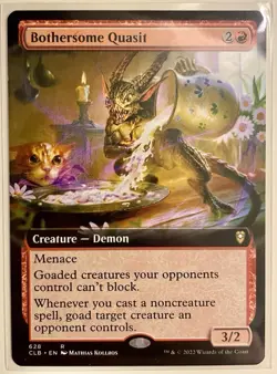 Bothersome Quasit (Extended Art) Commander Legends: Battle for Baldur's Gate Reg - Image 1