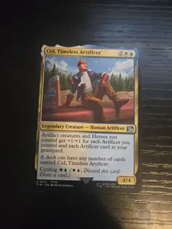 Cid, Timeless Artificer U0412 (Magic The Gathering Final Fantasy) NM - Image 1
