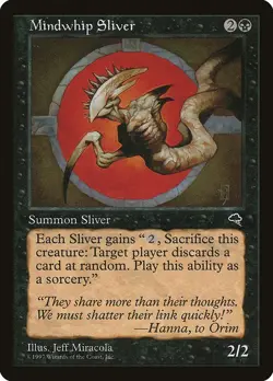 Mindwhip Sliver 1x MtG Tempest TMP SP/NM - Image 1