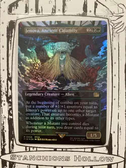 MTG Jenova, Ancient Calamity (Borderless)(Foil) - FINAL FANTASY (FIN) Rare #0346 - Image 1