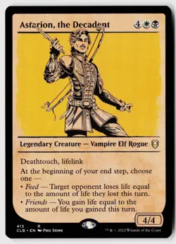 Astarion, the Decadent (Showcase) #413 (NM) Baldur's Gate CLB Magic MTG - Image 1