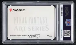 Sephiroth Fabled Soldier Magic: Final Fantasy Art Series PSA 9 MINT - Image 2