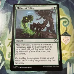 Midnight Tilling Lorwyn Eclipsed Regular Instant Common MTG NP - Image 1