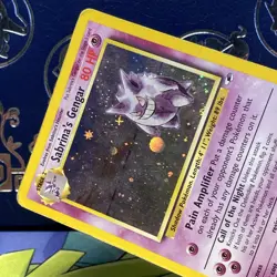 Pokemon 2001 Sabrina's Gengar 014/132 Gym Heroes Holo HP - Image 3