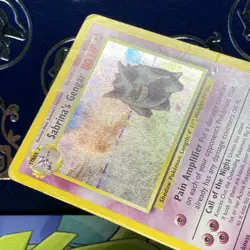 Pokemon 2001 Sabrina's Gengar 014/132 Gym Heroes Holo HP - Image 5