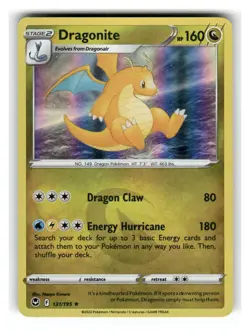 Dragonite 131/195 Holo Rare Silver Tempest Pokemon Holo Near Mint - Image 1