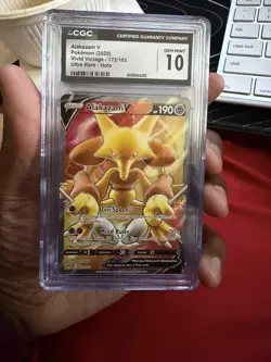 Alakazam V Full Art 172/185 Graded CGC Gem Mint 10 - Pokemon Vivid Voltage - Image 2