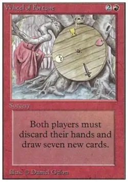 Wheel of Fortune - Medium Play MTG Unlimited - Image 1