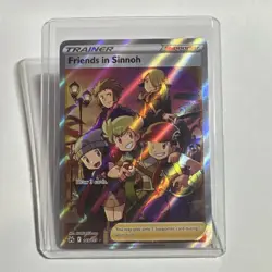 Pokemon Friends in Sinnoh Crown Zenith Ultra Rare Full Art Holo Trainer 149/159 - Image 1