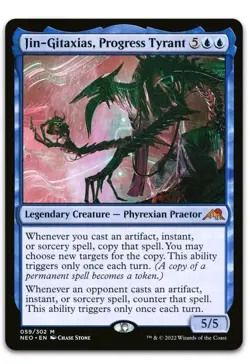 Jin-Gitaxias, Progress Tyrant #59 (NM) Kamigawa Neon Dynasty NEO Magic MTG - Image 1